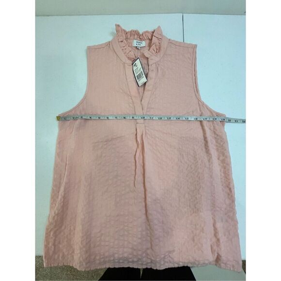 Crown & Ivy women’s sleeveless blouse pink NWT medium - Picture 3 of 7
